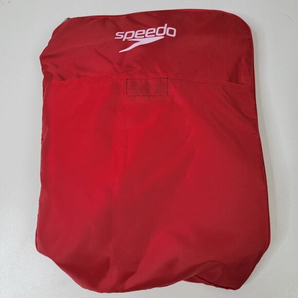Speedo Red Ventilator Mesh Backpack Foldable Travel Gym Bag 24"x17" - Picture 11 of 11